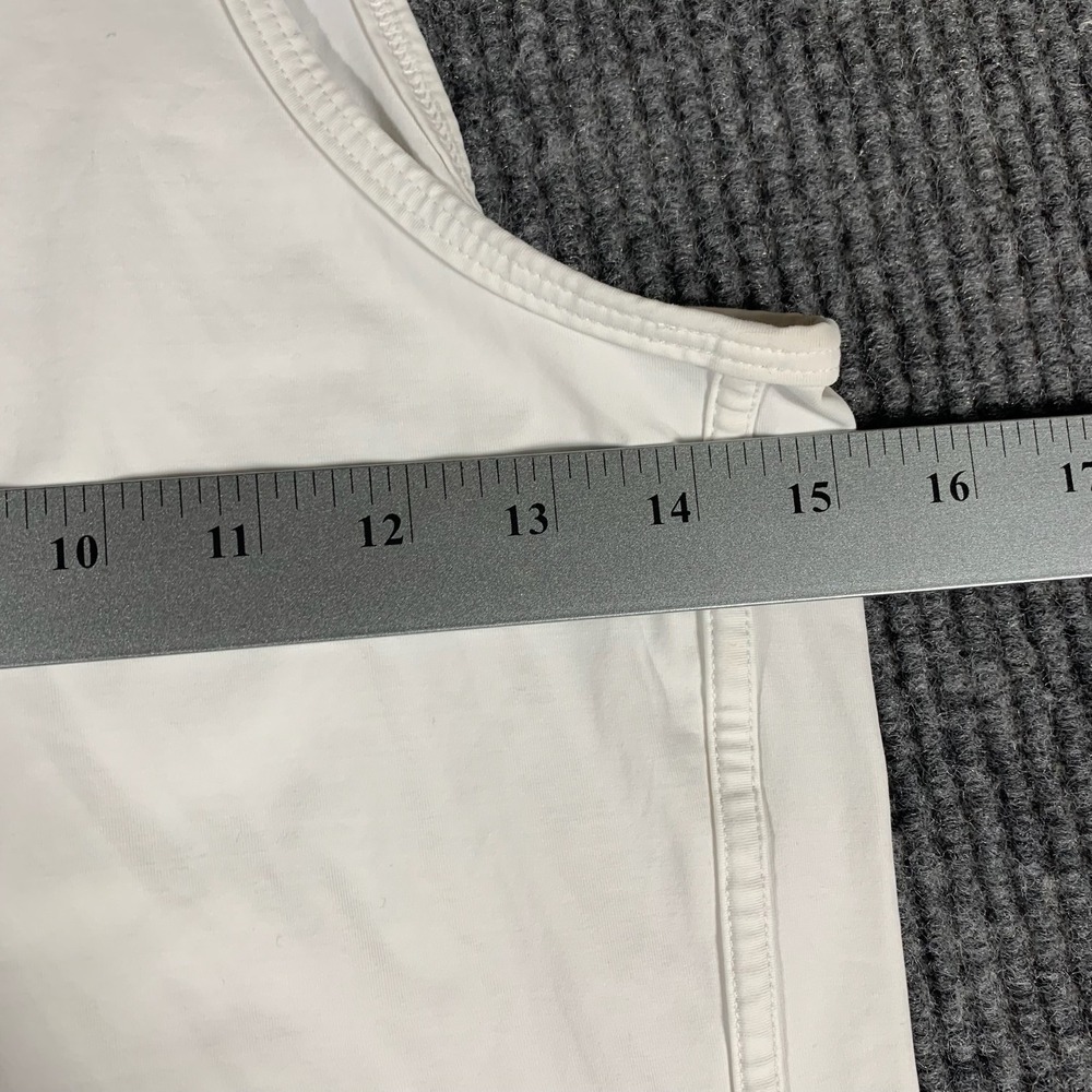 Greyson Top Womens S mall White Quarter Zip Sleeveless Performance Golf Stretch - Picture 11 of 12